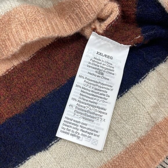 MADEWELL Evercrest Stripe Mock Neck Sweater - Picture 6 of 6